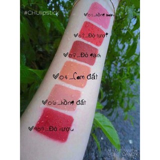 SON CHU LIPSTICK - Son Kem Lì Cao Cấp chính hãng hàng chuẩn Công ty