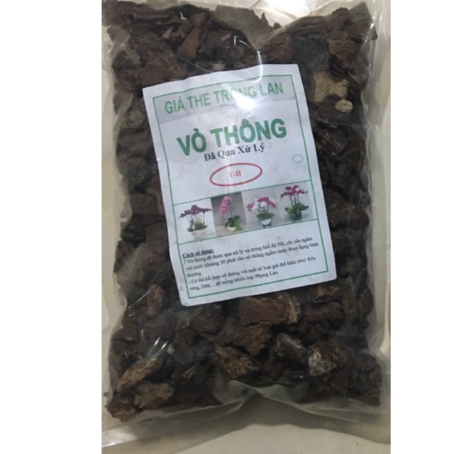 Vỏ Thông Đỏ 900g Đã Qua Xử Lý size 3-4cm - Vỏ Thông Trồng Lan - Vỏ Thông Giá Rẻ- Vỏ Thông Sạch