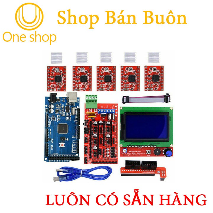 Bảng Mạch Điều Khiển Máy In 3D Reprap Ramps 1.4 chất lượng