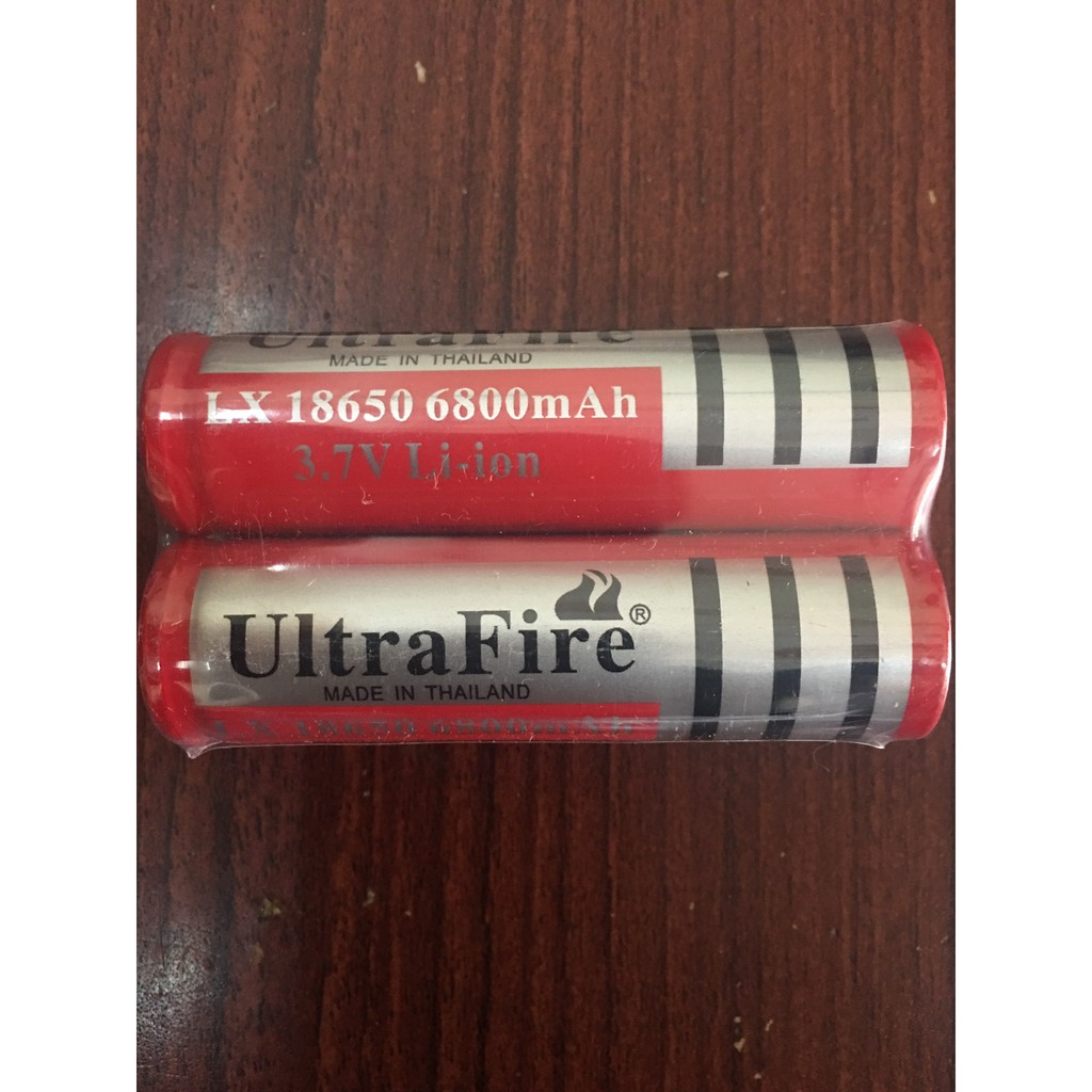 1 Viên Pin 3.7V 4200mAh Ultra Fire, Ultra 6800mah mã 18650 dùng cho đèn pin, quạt , sạc, điều khiển ...