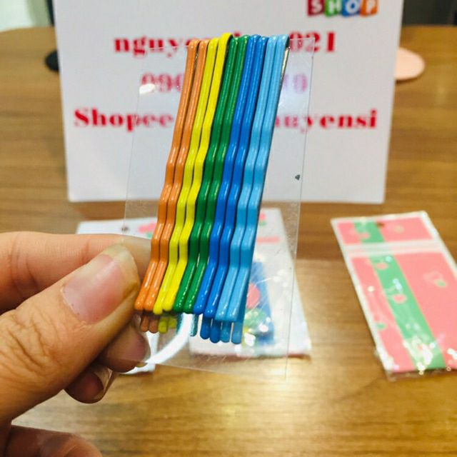 set kẹp 7 màu siêu xinh tiện dụng