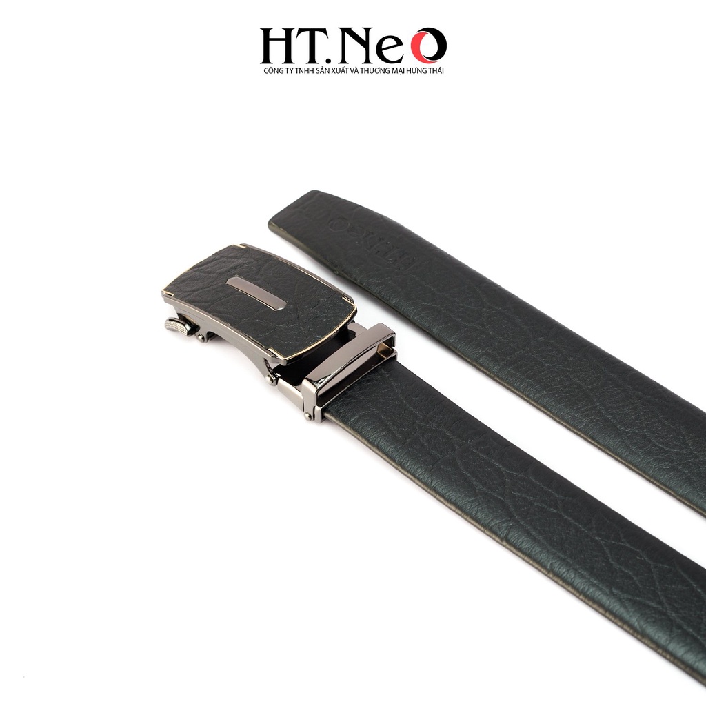 Dây lưng da voi HT.NEO da voi nguyên miếng siêu dẻo dai, thiết kế lịch thiệp nam tính DL21