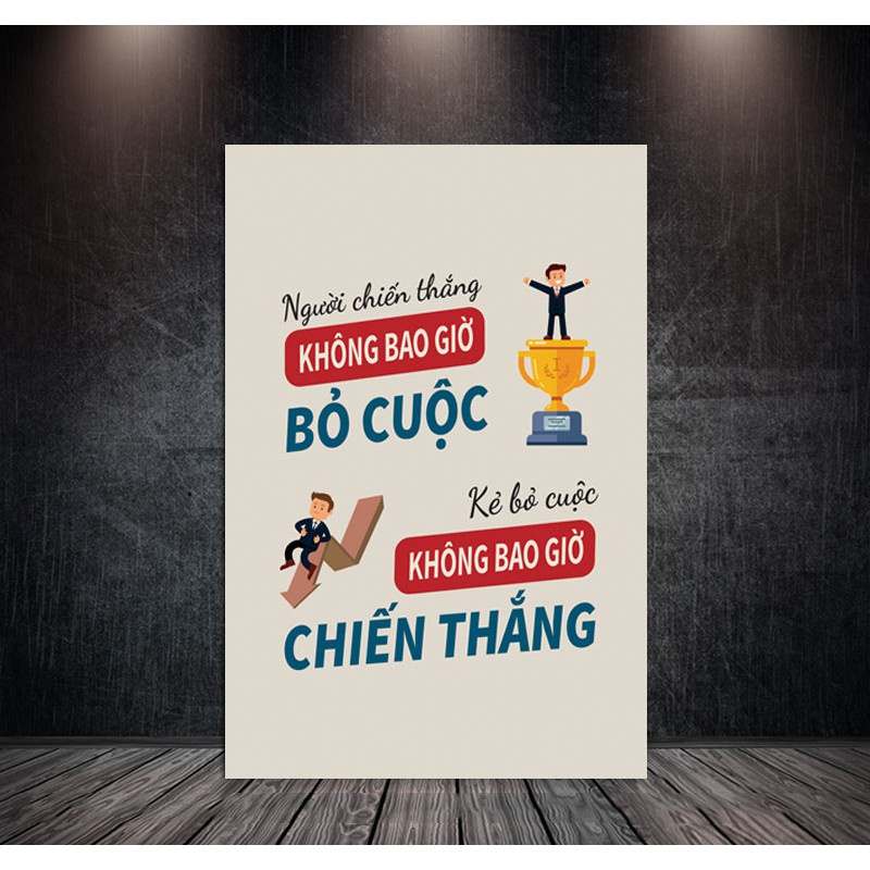 TRANH TREO TƯỜNG CHẤT LIỆU CANVAS- TRANH ĐỘNG LỰC VĂN PHÒNG- MELYHOME-TT31-KÈM KHUNG