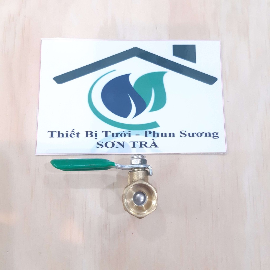 Van khóa đồng ren trong 13mm (1/4'')