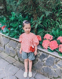 ÁO ĐÔI HOA MẸ CON
