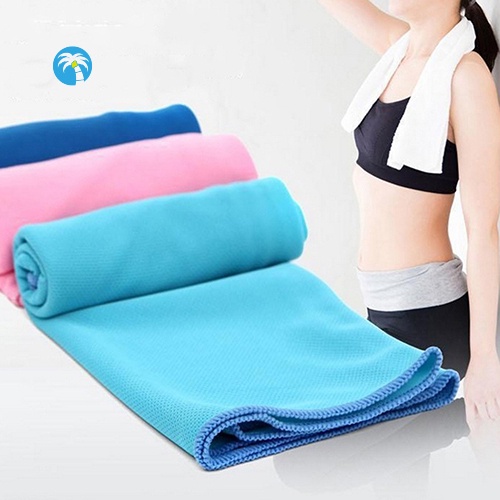 COD Gym Outdoor Sports Fitness Magic Rapid Cooling Towel Quick Cool Down Cloth