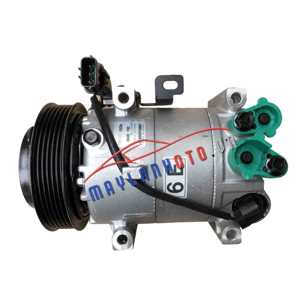 Lốc điều hòa (block,máy nén) Kia Morning 2012-2015 (6PK,van điện) hàng Hàn Quốc (hàng chính hãng nhập khẩu trực tiếp)