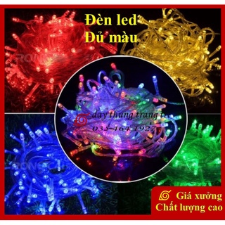 Dây đèn led mini, đèn led trang trí, dài 5m, 48 bóng có chớp tắt, trang trí, decor, handmade, mô hình