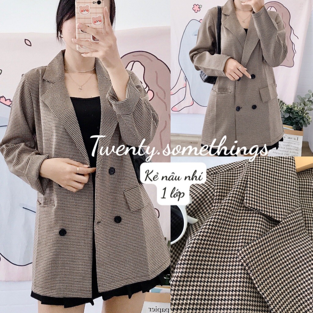 ÁO BLAZER 2 LỚP HÀN QUỐC NHIỀU MÀU (ảnh thật/sẵn/video) | BigBuy360 - bigbuy360.vn