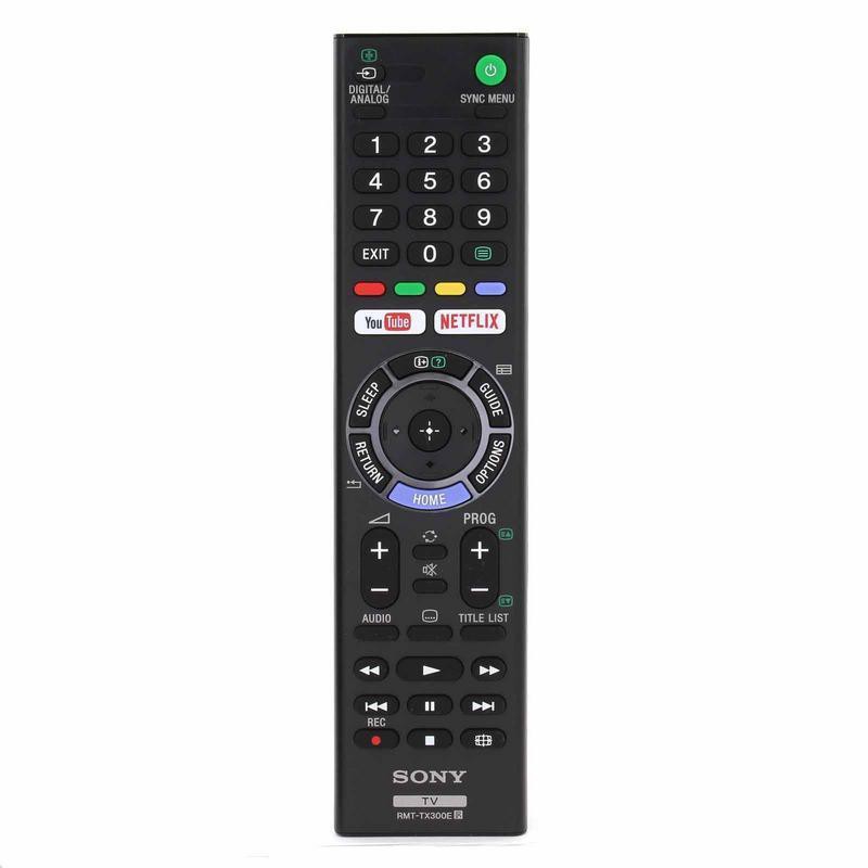 Remote Tivi Sony Smart Hàng chính hãng (Hai nứt đỏ - TX300P và TX300E)