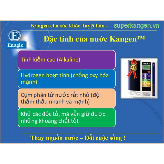 Máy kangen Leveluk SD501 50tr, Leveluk K8 65tr, Made in Japan