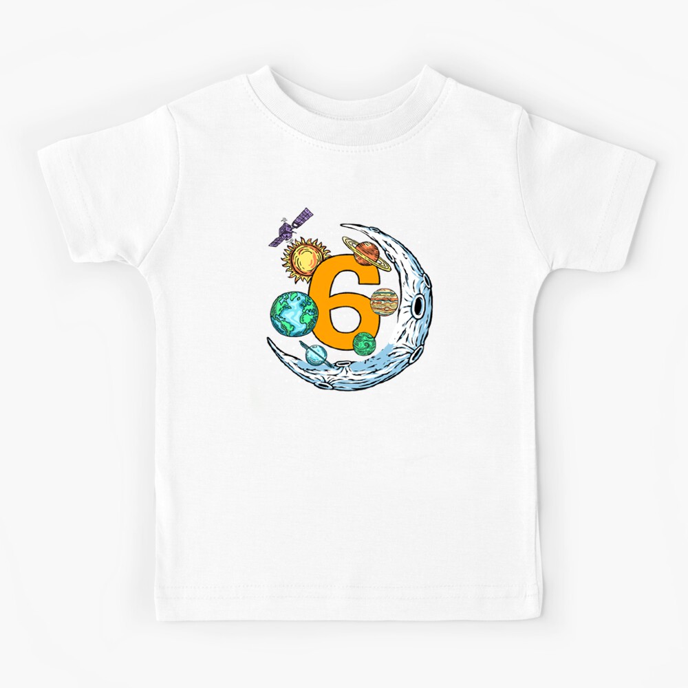 XẢ KHO Áo Thun In Hình Vũ Trụ Sinh Nhật Thời Trang vintage Cho Bé Trai S-3XL