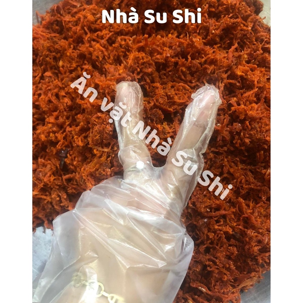 Thịt khô bò ngon ăn vặt sợi nhỏ 400g đóng hộp đảm bảo vệ sinh an toàn thực phẩm Nhà Su Shi | BigBuy360 - bigbuy360.vn
