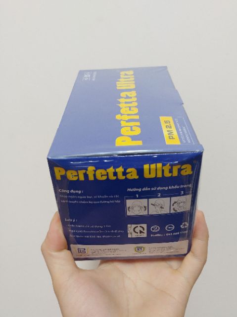 Khẩu trang Perfetta Ultra 4 lớp ( hiếm )