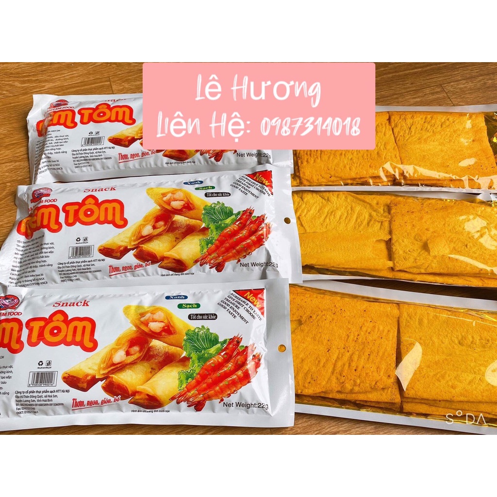 Snack nem tôm lẻ (1 gói) thơm ngon giá sỉ