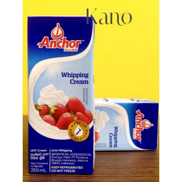 Kem sữa tươi Anchor 1 Lít / 250 ml