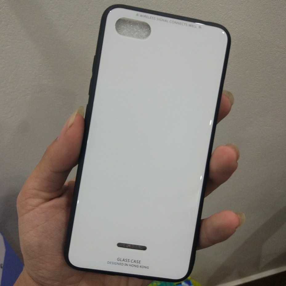 Ốp Lưng Mặt Kính cường lực xiaomi redmi 6a