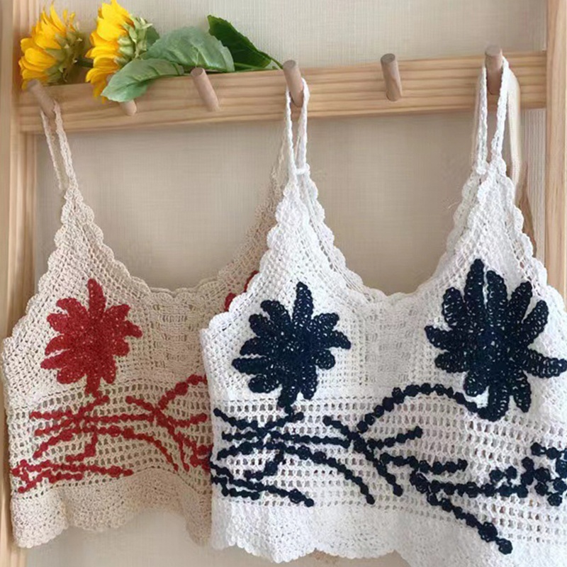 Áo Croptop Dệt Kim Sát Nách Dáng Rộng Cổ Chữ V Thời Trang Cho Nữ