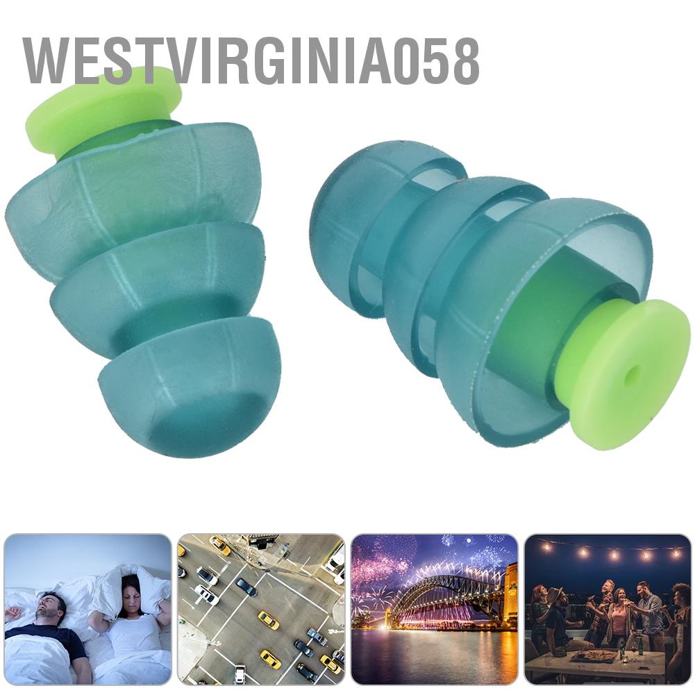 Westvirginia058 Silicone Noise Reduction Earplugs Learning Sleep Travel Hearing Protection Ear plugs