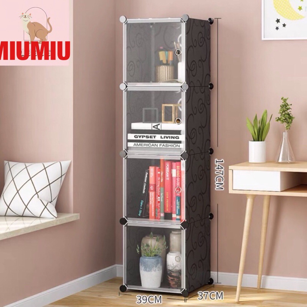 TỦ NHỰA GHÉP 4 NGĂN THÔNG MINH (CHỌN THEO PHÂN LOẠI)