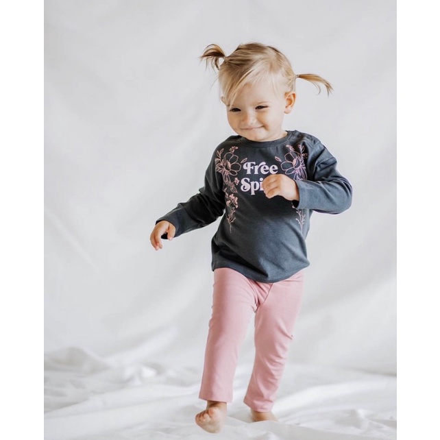 Bộ Thu Legging Bé Gái Cotton Minene