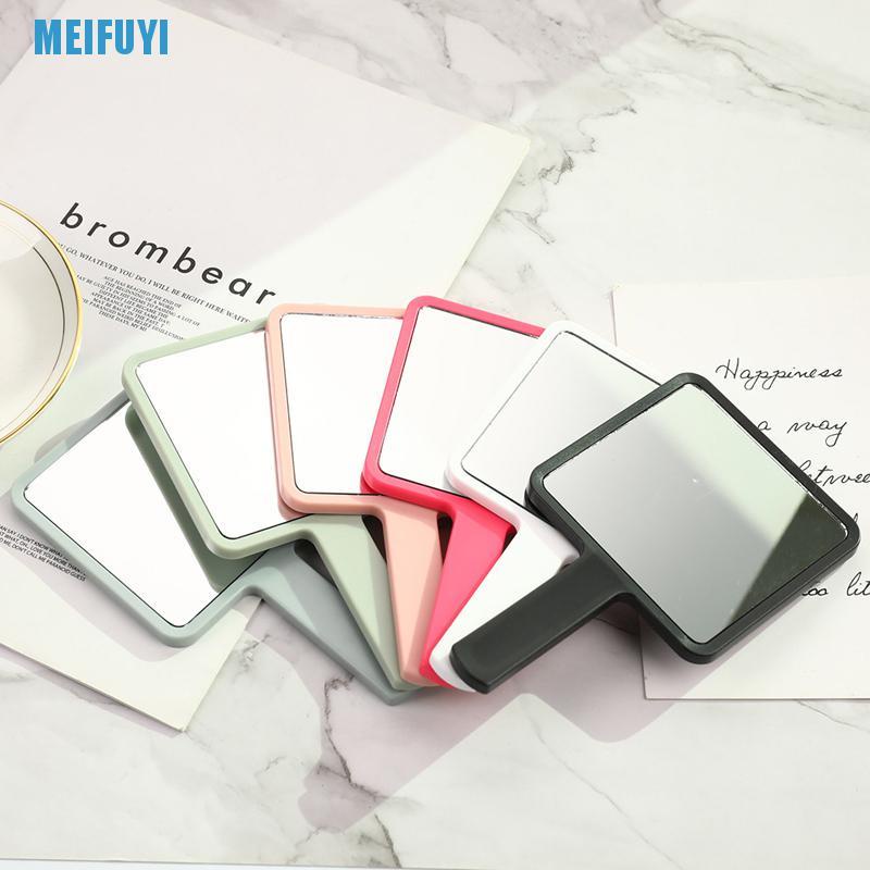 [Hàng mới về] Gương trang điểm cầm tay hình vuông xinh xắn 439v