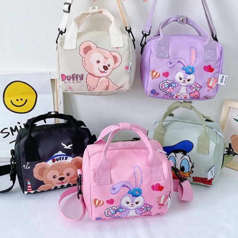 Túi Vải In Hoạt Hình Dễ Thương Cho Bé Gái T2