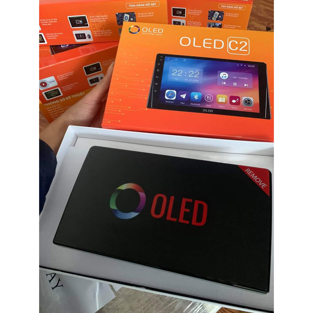 Màn hình android OLED C2 cho xe Xpander RAM2G BỘ NHỚ 32G Cắm Zắc Zin