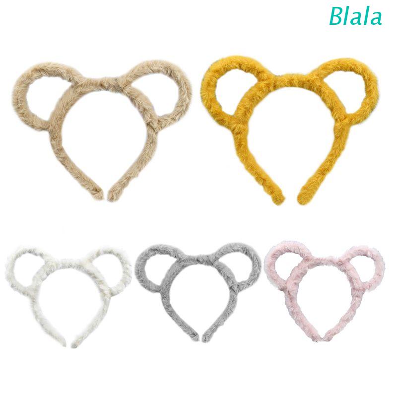 Băng đô vải bông dày dặn hình tai chuột tròn dành cho nữ