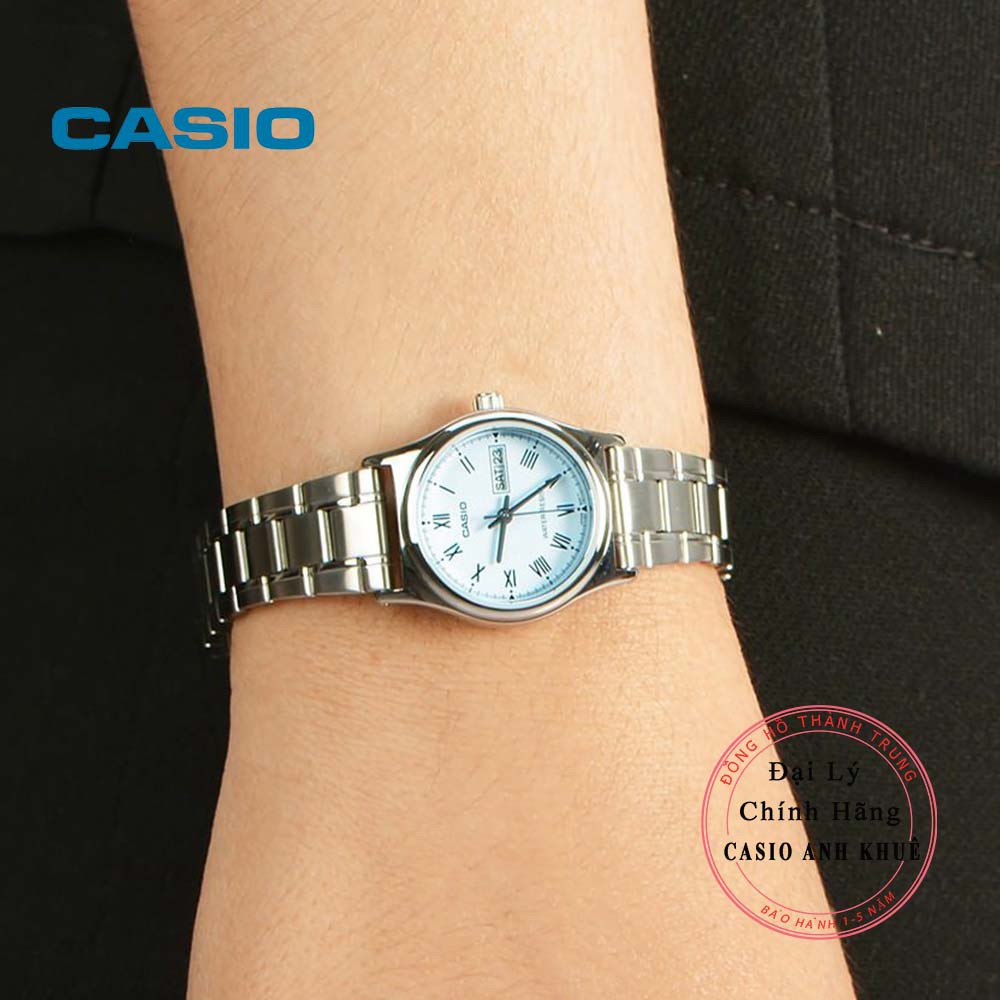 Đồng hồ nữ Casio LTP-V006D-2BUDF dây kim loại