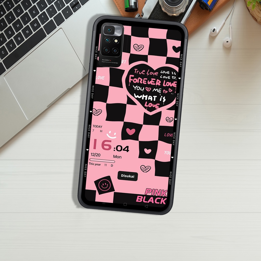 Ốp Lưng XIAOMI REDMI 10 - REDMI NOTE 10 4G - REDMI NOTE 10 5G , In Hình &quot;Black Heart&quot; Phong Cách Đẹp.