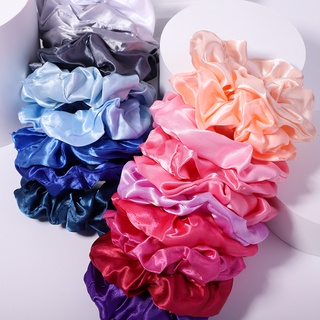 Dây buộc tóc KIDSBOWS vải lụa co giãn nhiều màu lựa chọn cho nữ