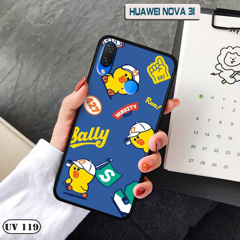 Ốp lưng điện thoại Huawei Nova 3i - lưng nhám viền dẻo