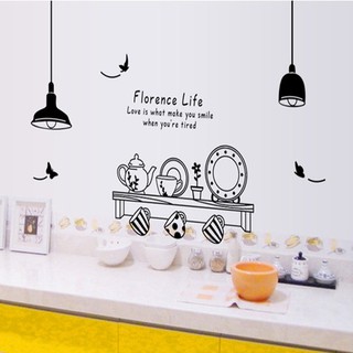 decal dán tường dán bếp