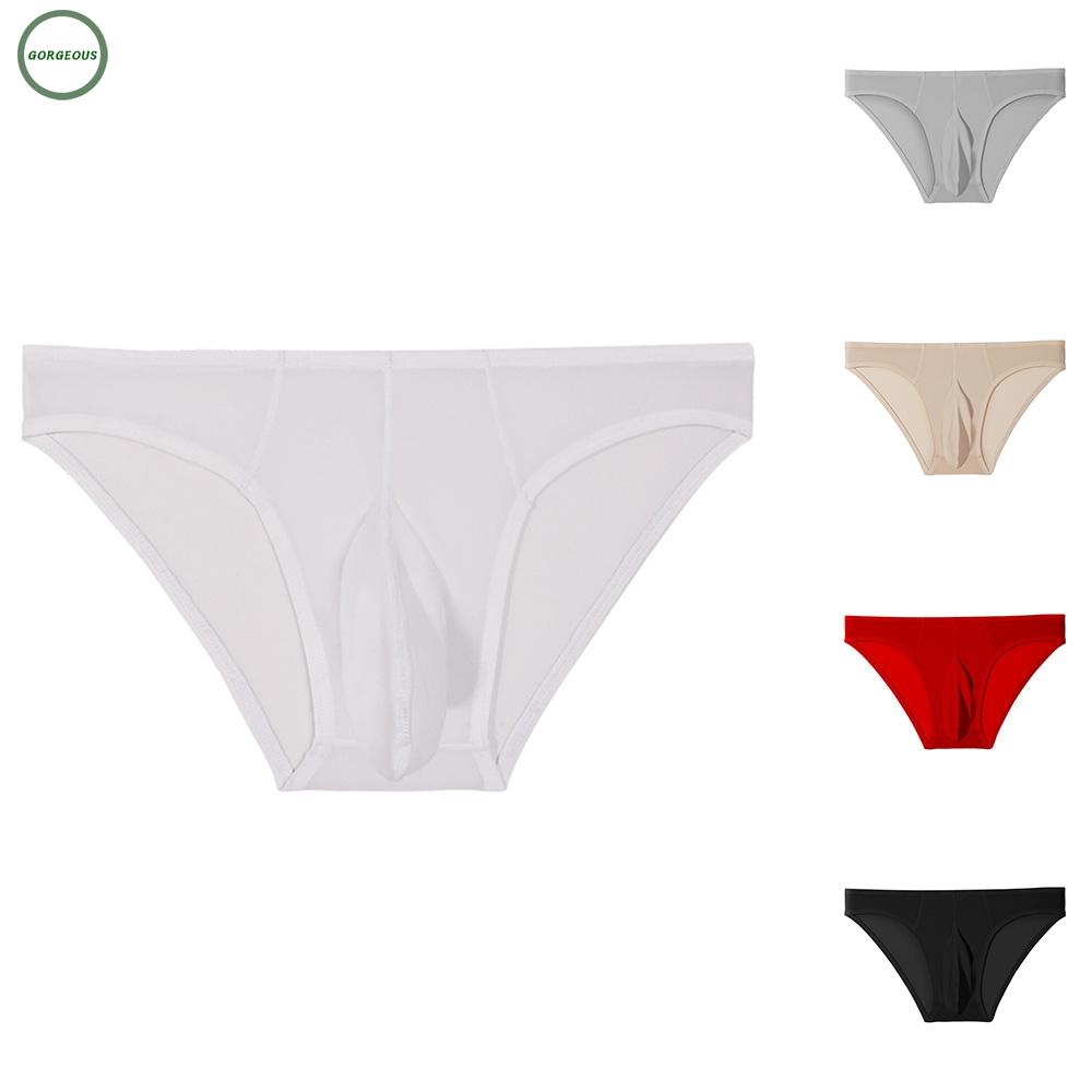 GORGEOUS~Adults Male Men Lingerie Comfy Elephant Nose Ice Silk Panties Sexy Thong