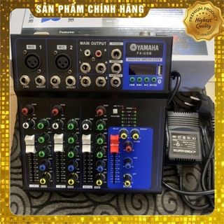 BỘ CHỘN ÂM THANH MIXER F4 CÓ MÀN HÌNH VÀ BLUETOOTH BẢN MỚI NHẤT 2022