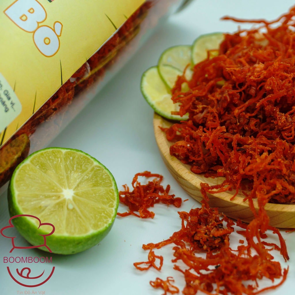 Khô bò xé sợi siêu cay hũ 300gr-BoomBoom Food | BigBuy360 - bigbuy360.vn