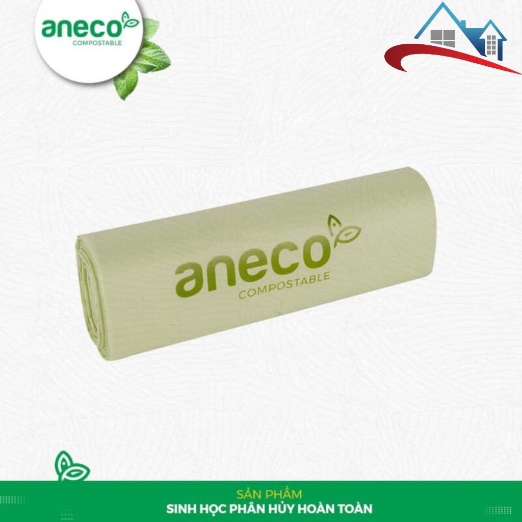 Túi rác tự huỷ sinh học ANECO, bảo vệ môi trường, an toàn sức khoẻ, túi sinh học làm từ tinh bột ngô