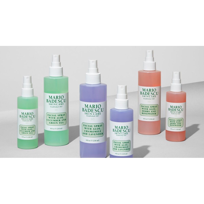 Toner xịt MARIO BADESCU Facial Spray