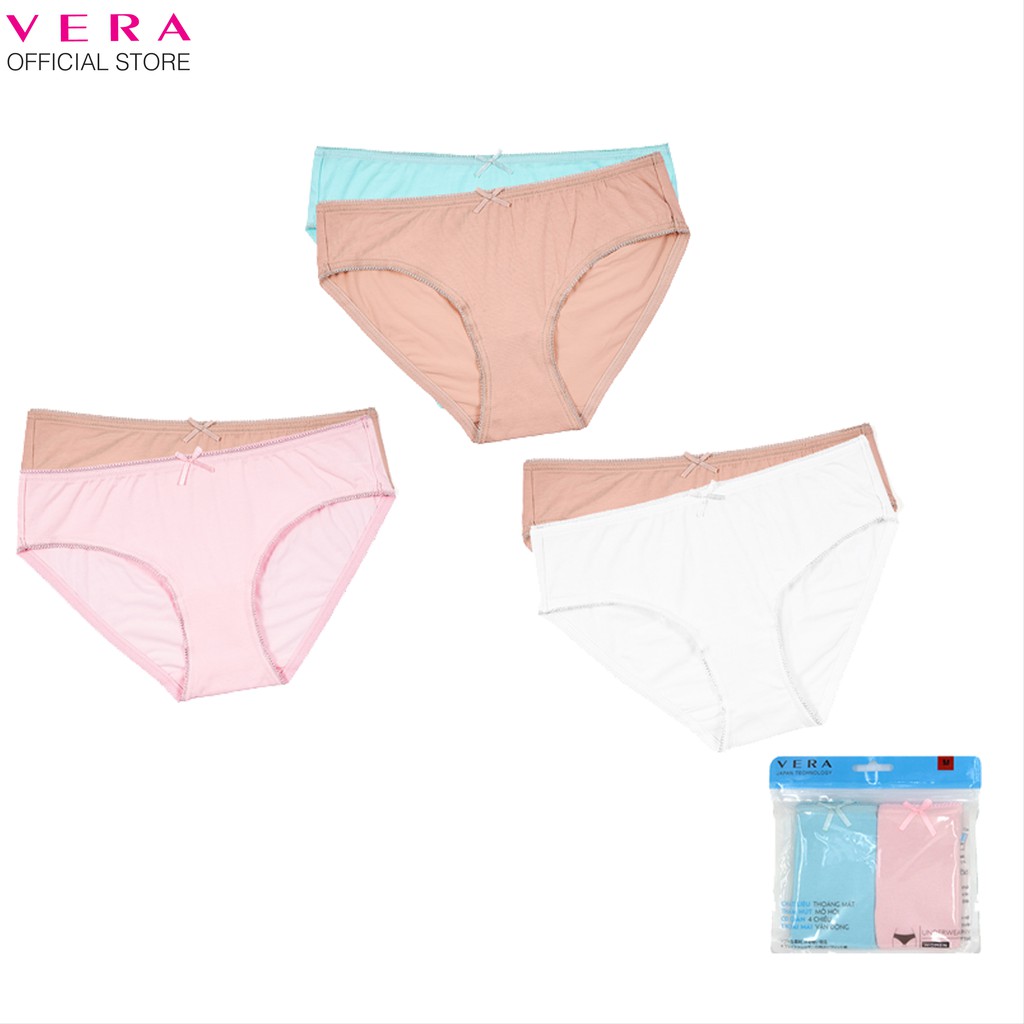 Combo 06 quần lót nữ cotton Vera