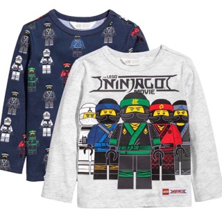 áo Ninjago HM xách Mỹ auth 100% cotton