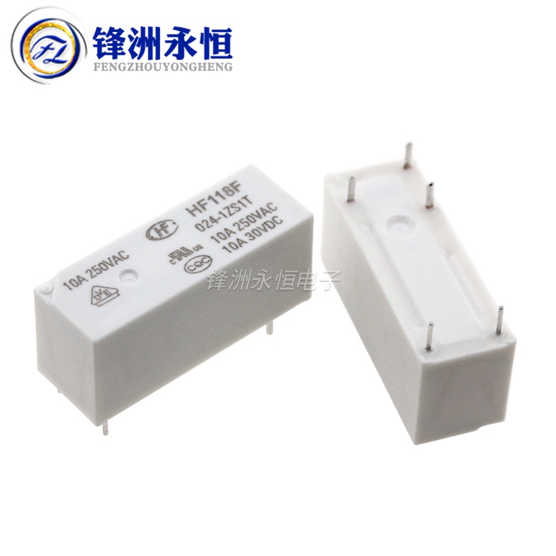 Rơ Le 5 Pins 10A Hf118f JQX-118F 005 012 024 048-1ZS1T