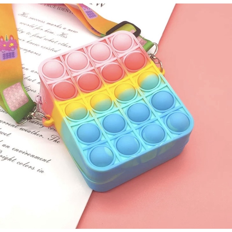 JF F400 Túi pop it đeo chéo Hot hit dành cho bé phiên bản mới nhất