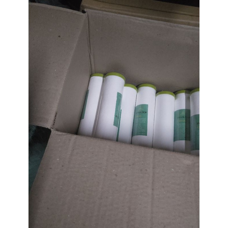 Lõi lọc số 3 có đầu bịt, khe lọc 1 micron cho máy lọc nước RO gia đình (để thay thế cho lõi than nén CTO)