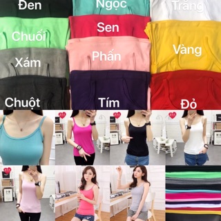 Áo Hai Dây ( nhiều màu kèm ảnh thật )