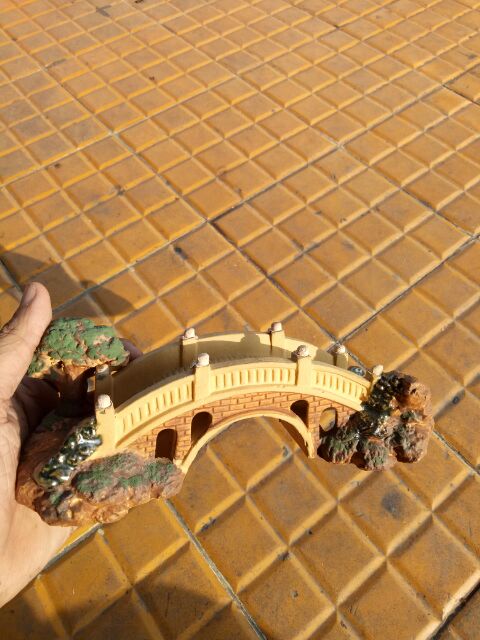 CẦU TRANG TRÍ DÀI 20CM HỒ CÁ - NON BỘ