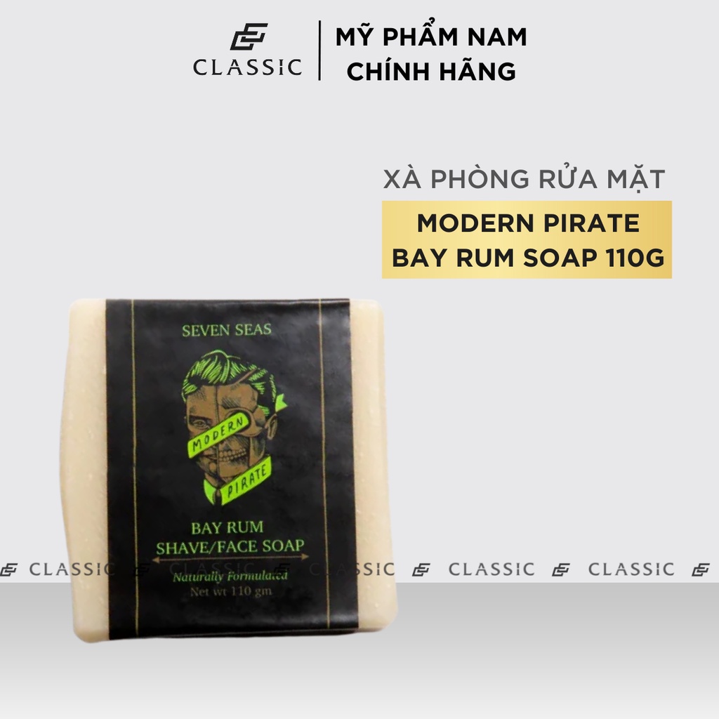 Xà Phòng Rửa Mặt Modern Pirate Bay Rum Soap 110g