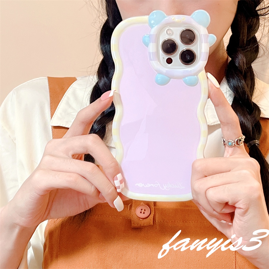 Ốp Điện Thoại TPU Mềm Viền Lượn Sóng Bảo Vệ Camera Cho iPhone 13 12 11 Pro Max XR