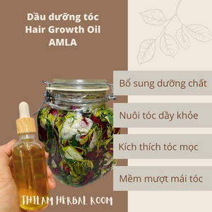 🌿Thilam Herbal Room🌿 Dầu dưỡng kích mọc tóc handmade / Hair Growth Oil - AMLA