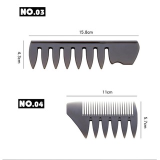 Bộ 4 lược tạo kiểu xịt gôm cho tóc nam -TDLTK